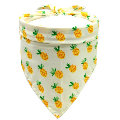 the BREEZYPAWS COTTON BANDANA - Cotton Pet Bandana for Dogs/Cats, Summer Thin Dog Triangular Bandage Scarf, Golden Retriever Bibs, Mascotas, Grooming Accessories