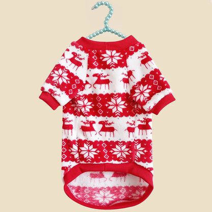 the COZY CHALET PET HOODIE - Winter Warm Puppy Dog Christmas Clothes, National Style Pet Sweater for Small Dogs, Chihuahua Pinscher Pullovers, Mascotas Hoodies