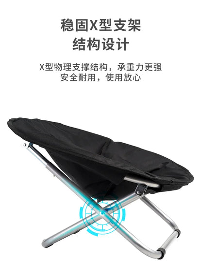 Folding Pet Bed Chair Portable Round Elevated Cat Bed Waterproof Puppy Chair Pet Moon Bed Two Height Adjustments Pet Gift