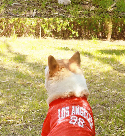 Summer Pet Dog Cooling Vest Fashion Soft Clothing Summer Casual Shirts Small Medium Large Dogs Puppy French Bulldog Pet Clothes