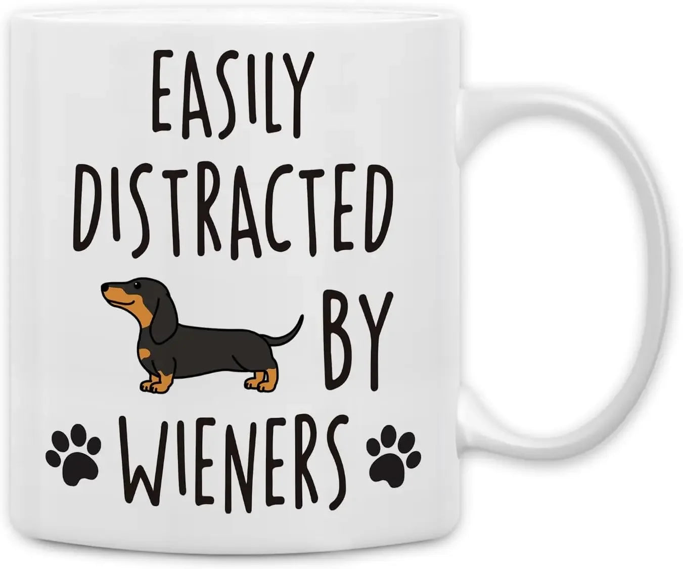 Dachshund mug, ceramic coffee cup, gift cup interesting Weiner dog cup coffee office home 320ML