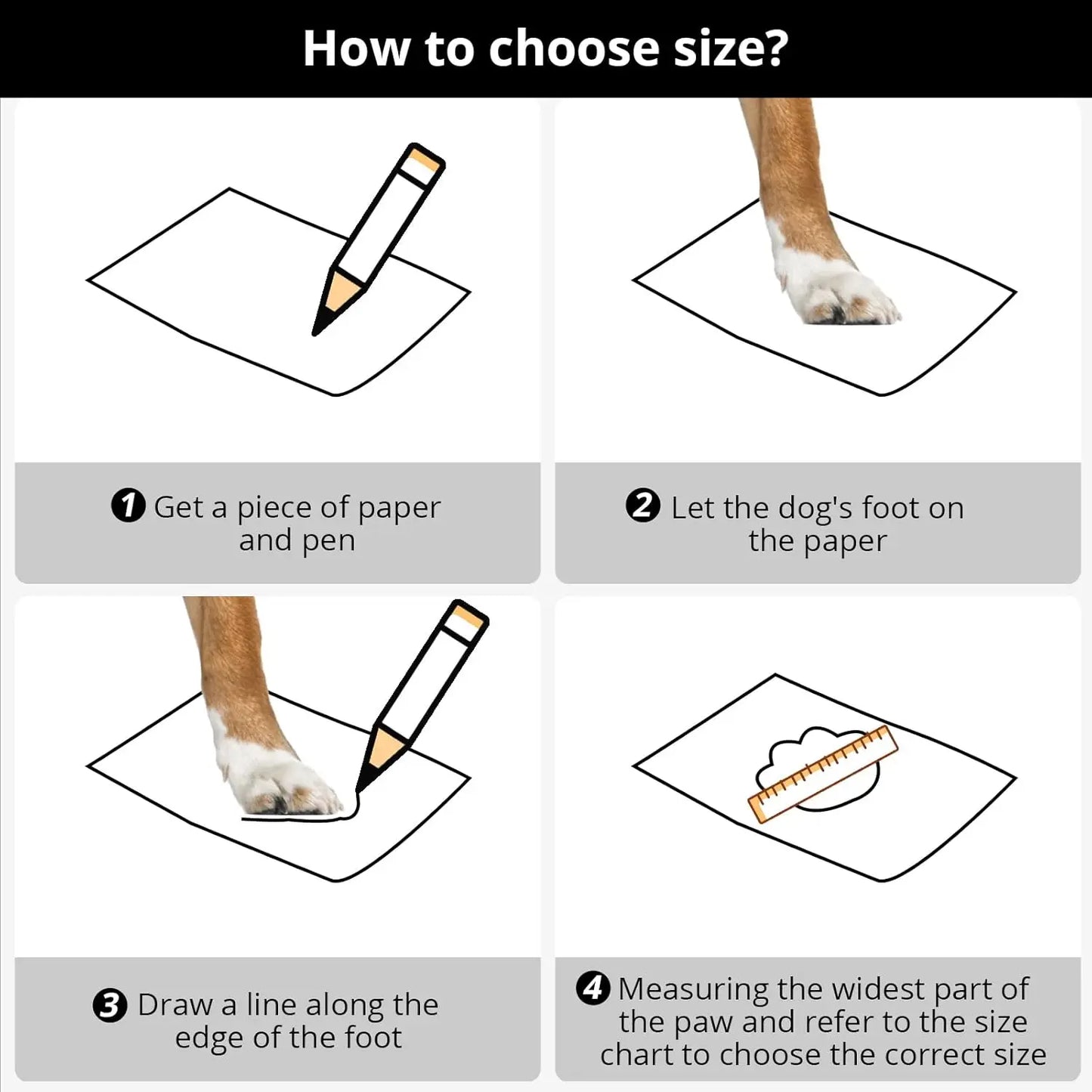 the PROTECTIVE PET PAWS - 4PCS Dog Shoes for Hot Pavement, Anti-Slip Dog Boots, Waterproof Dog Shoes for All Dogs, Reflective Straps Pet Dog Boots for Hiking