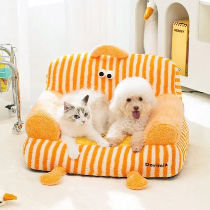 Kennel Universal in All Seasons Small and Medium-sized Dogs Removable and Washable Dog Bed Small Teddy Sofa Pet Accessories