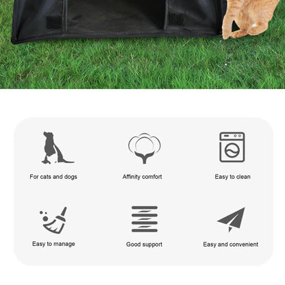 the BLACK DIAMOND DONE -Dog Sun Protection Tent, Pet Tent Outdoor Sun Protection, Cat and Dog Tent, Dog/Cat Fence Foldable Tent House for Puppies/Kittens