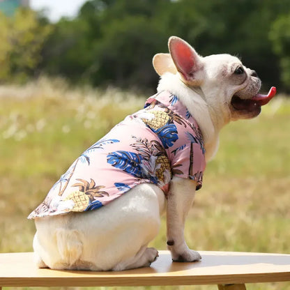 Dog T-Shirts Hawaiian Beach Style Thin Breathable Summer Dog Clothes for Small Dogs Puppy Pet Cat Vest Chihuahua Yorkies Poodle