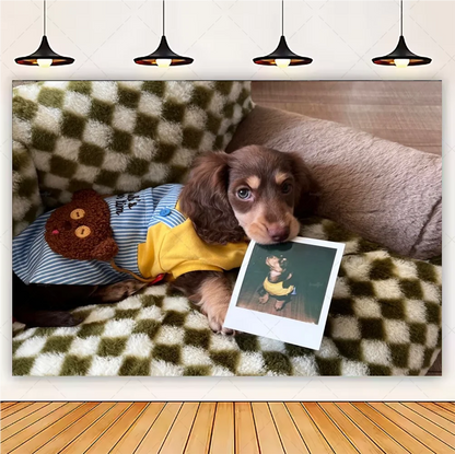 Cute Dachshund Theme Birthday Party Decorations Lovely Puppy Backdrop Cake Insert Banner Balloon Baby Shower Supplies Child Gift