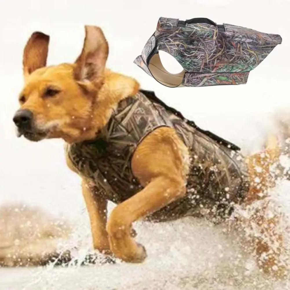 the HUNTER - Dog Hunting Vest, Adjustable Neoprene Chest Dog Vest for Waterfowl/Duck Hunting Outdoor Activities