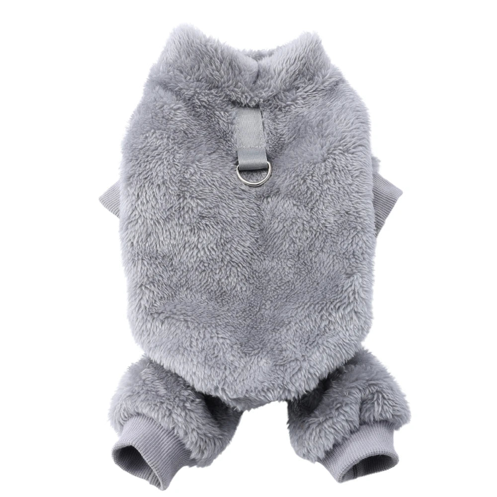 Pet Dog Jumpsuit Cozy Dog Clothes For Small Medium Dogs Cats Autumn Winter Puppy Soft Costumes Chihuahua French Bulldog Clothing