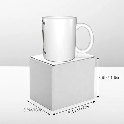 Personalized C-Courage The Cowardly Dog Coffee Mug DIY Ceramic Milk Tea Mug Cup