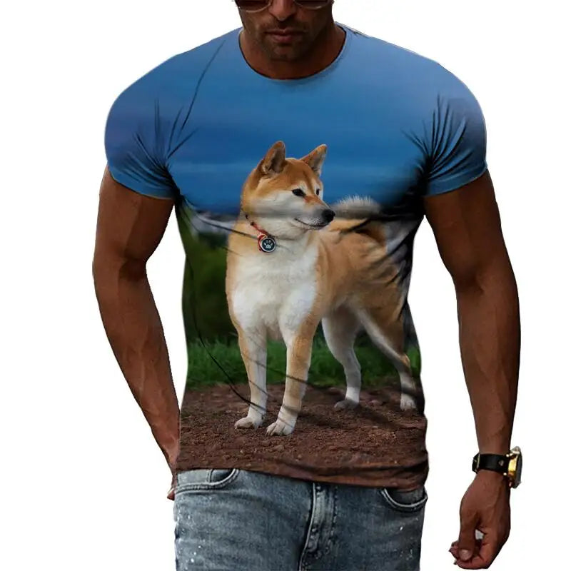 the BEST FRIEND - Dog Fashion Graphic T-Shirts for Men