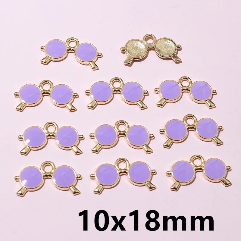 20pcs 12x13mm Enamel Bone Charms Pendant Small Cute DIY Jewelry Making Accessories for Bracelet Earrings Keychains