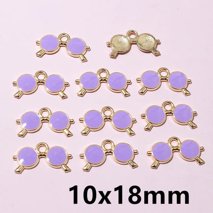 20pcs 12x13mm Enamel Bone Charms Pendant Small Cute DIY Jewelry Making Accessories for Bracelet Earrings Keychains