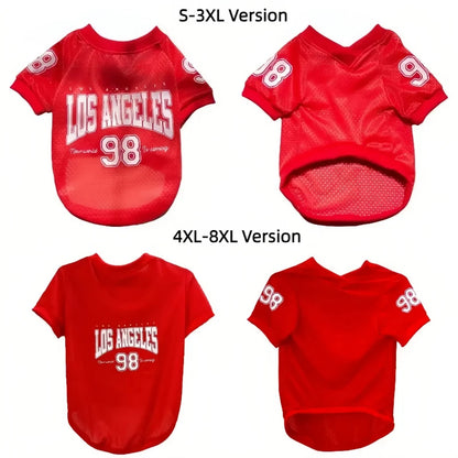 Summer Pet Dog Cooling Vest Fashion Soft Clothing Summer Casual Shirts Small Medium Large Dogs Puppy French Bulldog Pet Clothes