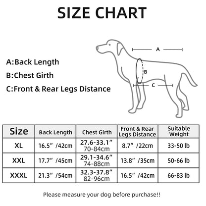 Backpack Carrier for Large Dog Full Body Dog Sling with Handle Dog Lift Harnesses for Elderly Disabled Dogs