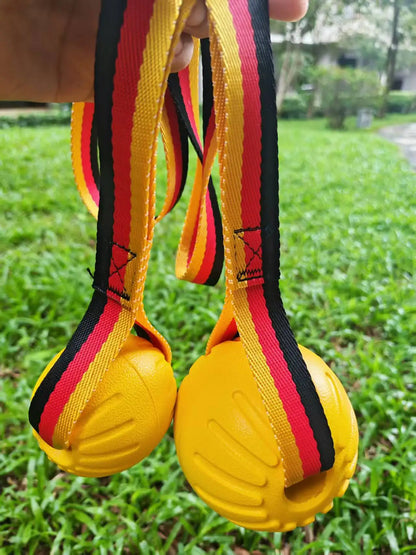 EVA Dog Rope - Attached Chew Resistant Ball, Interactive Tug - of - War Training Toy for Pets