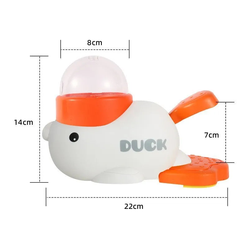 Cartoon Little Yellow Duck Shape Interactive Dog Toys Anti-Slip Design Pets Intelligence Exercise Feeder Food Dispenser Supplies