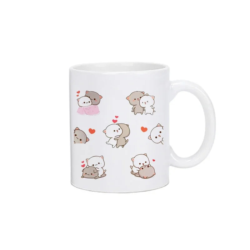 Panda Bear Bubu Dudu Coffee Milk Cup Mocha Cat Panda Bear Couple Creative Present Cute Gift Drinking Tea Cup Mugs