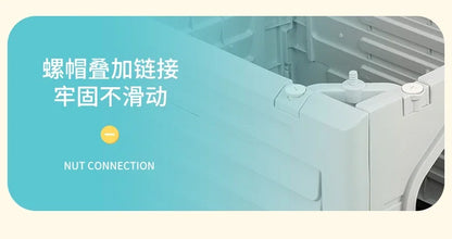 Double-decker kennel outdoor four-season dog house autumn and winter rainproof dog house outdoor stray cat nest dog cage villa