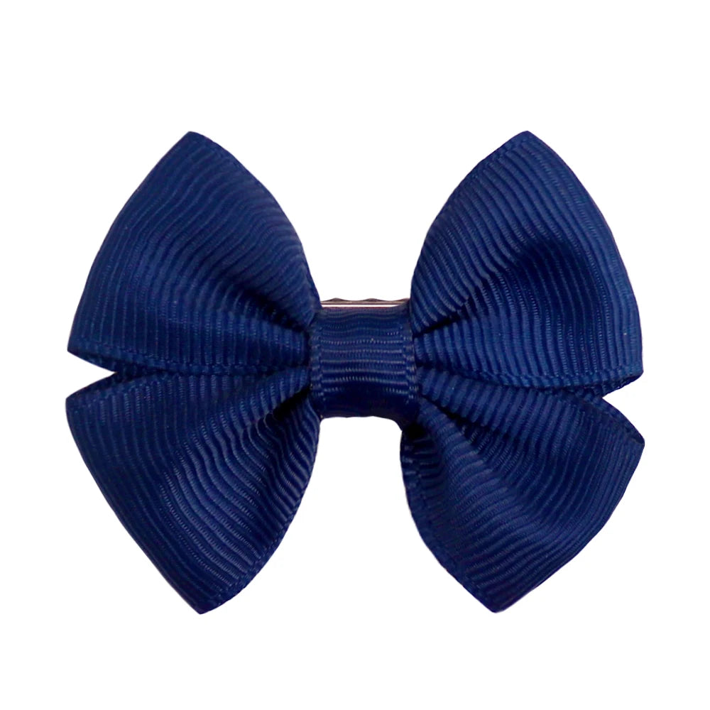 2PCS Solid Dog Bows Dog Hair Clips Pet Bowknot Doggly Hair Grooming Products For Puppy Kitten Dog Hair Barrette Pet Accessories