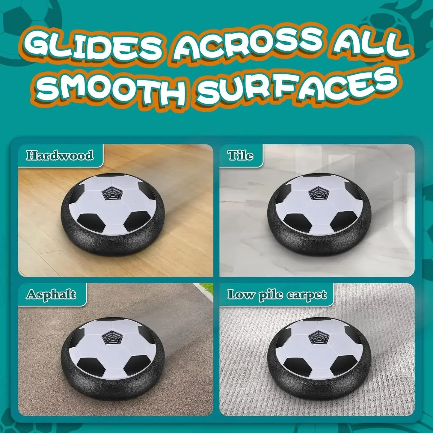 UFO Ball Dog Pet Interactive Toy Suspended Football with Music LED Light Indoor Game Pet Toy Ball Children's Birthday Gift