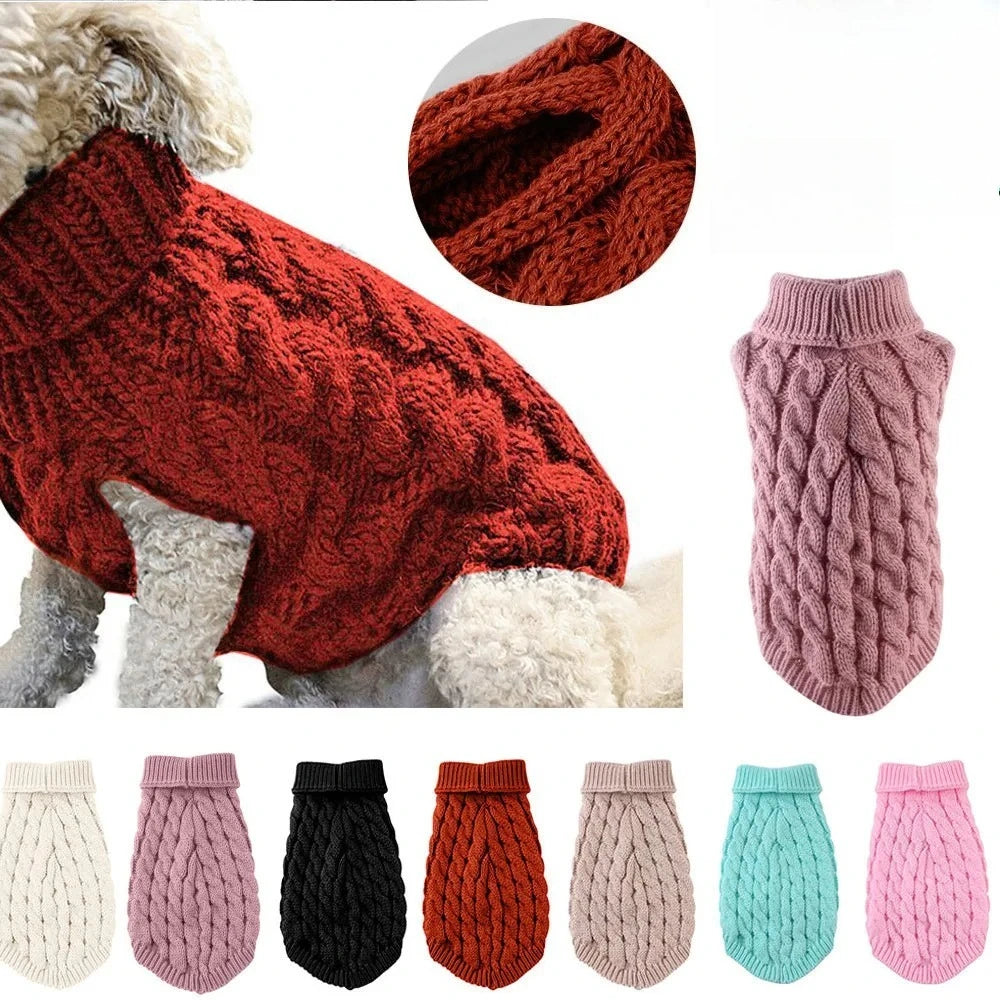 Knitted Clothes for Dogs Chihuahua Sweater for Small Dogs Clothes Fashionable Pet Dog Clothes