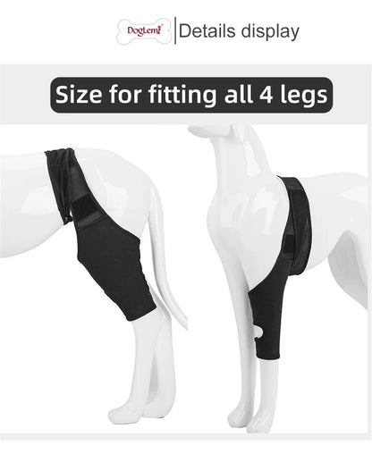 Dog Knee Brace Injury Recovery Fixed Support Brace Pet Leg Pain Relief Joint Wrap Brace For Elderly Disabled Injured Dogs