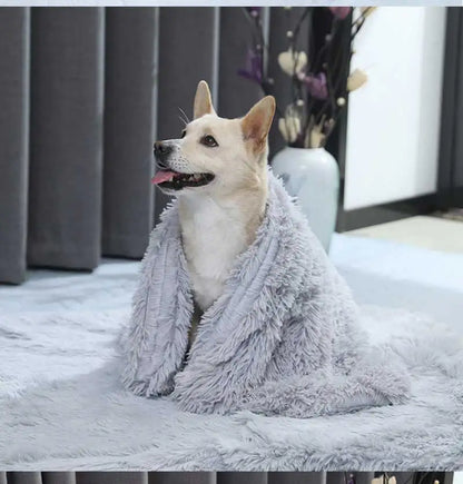 Plush Dog Blanket Winter Warm Pet Sheet Cat Dog Sofa Cushion Pet Mattress Household Carpet Comfortable Dog Sleeping Blanket