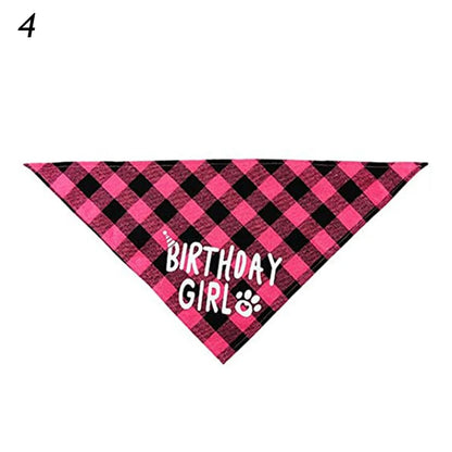 NEW Pet Birthday Party Hat Cats Dog Birthday Hat Dog Birthday Triangle Scarf Cat Accessories Party Wear Decoration Pet Product