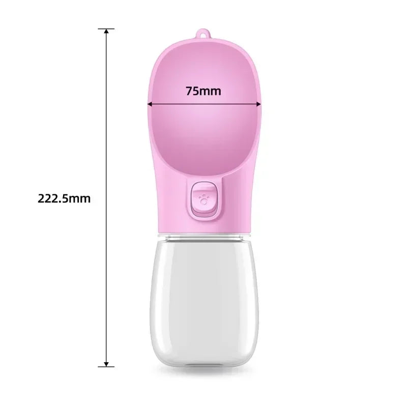 Portable Dog Water Bottle for Small Large Dogs Cat Outdoor Leakproof Walking Drinking Bowls Chihuahua French Bulldog Supplies