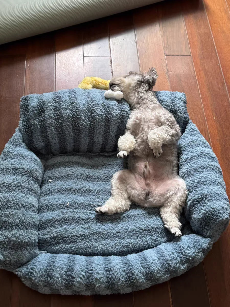 Puppy special sofa kennel winter warm pet Internet celebrity cat nest small dog dog sleeping mat cushion winter bed