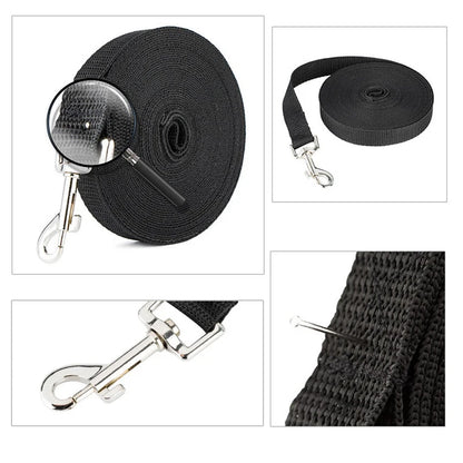 the ROAMREADY ROPE LEASH - Long Nylon Pet Dog Leash for Small/Big Dogs/Cats, Outdoor Hiking Puppy Lead Rope, Strong Labrador Traction Belt 1.5m/3m/10m/30m