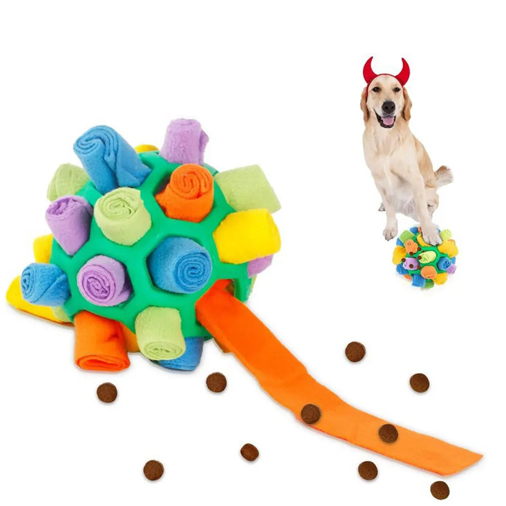 Dog Sniffing Ball Innovative Pet Shaking Training Toys for Pet Training Tooth Cleaning Puppy Chew Relieve Boredom Dog Toy