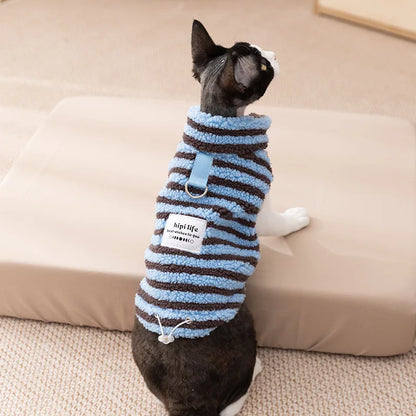 Winter Dog Coat Thick Warm Fleece Dog Jacket Pet Hooded Sweatshirt Chihuahua Bichon Dachshund Dog Clothes Kitten Puppy Overalls