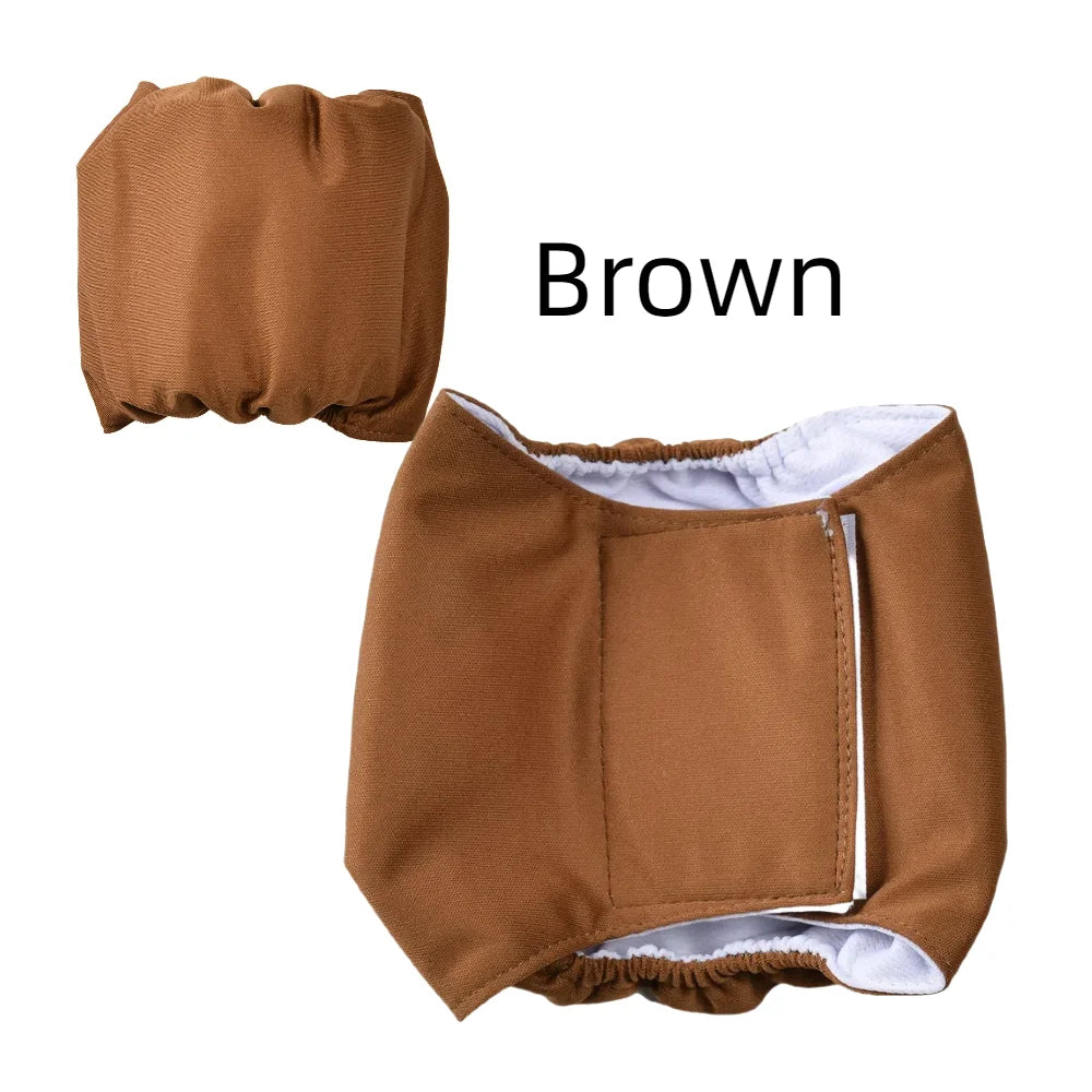 Washable Male Dog Diaper for Small Medium Dogs Reusable Pet Sanitary Panties XS Leak Proof Urine Pant Puppy Chihuahua Supplies