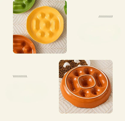 Slow Feeder Dog Bowl Large, Non-Slip Pet Food Dish for Medium Giant Dogs Like Labrador To Prevent Choking & Bloat