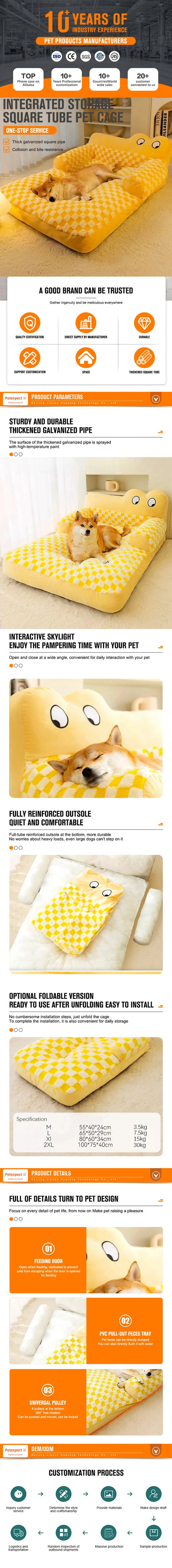 Pet Autumn And Winter Dog House Warm Removable And Washable Dog Bed Dog Sofa Winter Mat Sleeping Pad