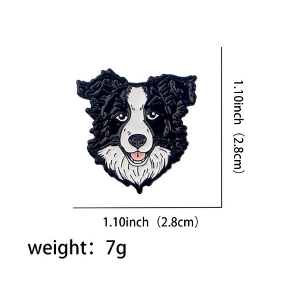 Kawaii Dogs Enamel Pins Cartoon Golden Retriever Brooch Clothes Backpack Lapel Badges Fashion Jewelry Accessories Friends Gifts