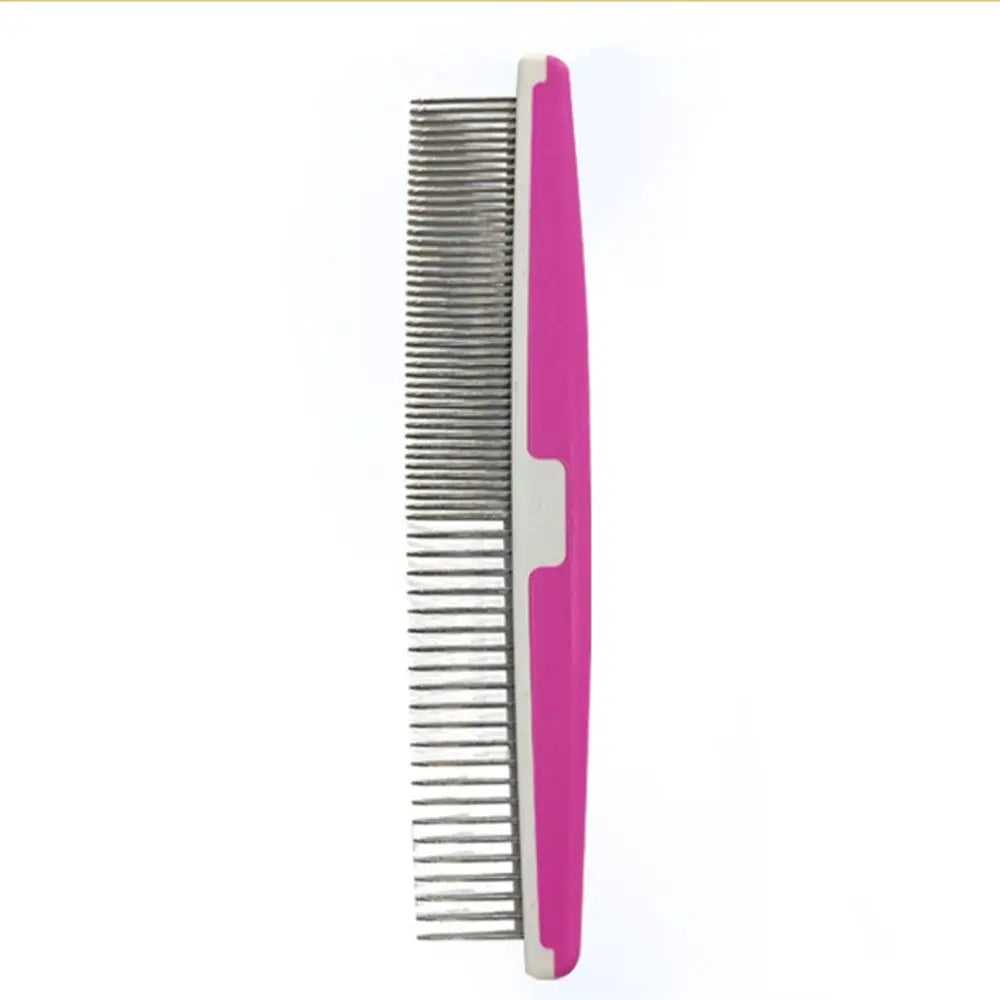 Portable Stainless Steel Pet Open Knot Comb Single Row Pet Supplies Dog Cat Pin Comb Grooming Shedding Tools Pet