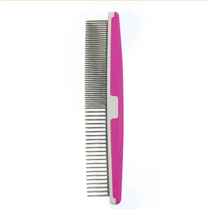 Portable Stainless Steel Pet Open Knot Comb Single Row Pet Supplies Dog Cat Pin Comb Grooming Shedding Tools Pet