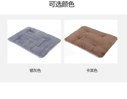 Dog Bed Short Plush Pet Heated Sleeping Mat Cats And Dogs Cute Pet Mat Blanket Thickened Sleeping Mat Small Large Dog Pet Suppli