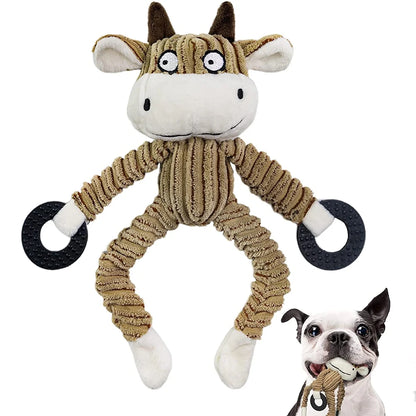 the MONKEY MUNCH PUPPY TOY - Squeaky Puppy Toys, Plush Puppy Chew Toys for Teething, Training Dog Toys for Small Dogs, Toys for Cute Monkey Interactive Dog Toys