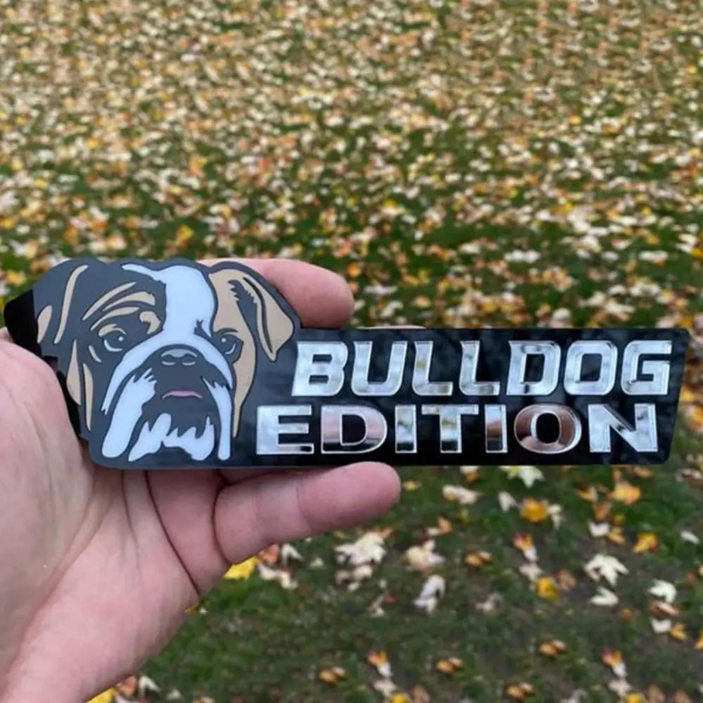 3D Dogs Badge Acrylic Funny Stylish Car Emblems & Badges German Shepherd Pit Bull Sticker Bulldog Decals Auto Exterior Stickers