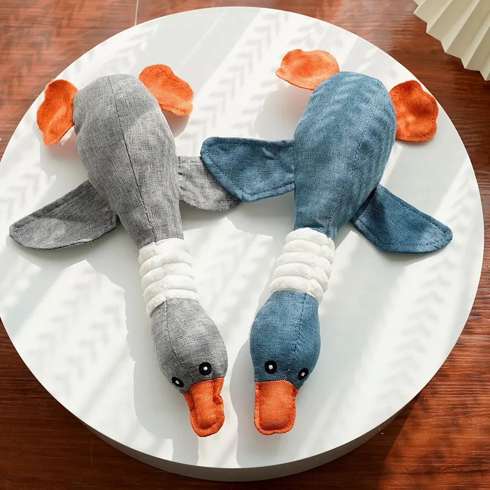 New Pet Toys Geese Sound Bite Resistant Teeth Grinding Teeth Cleaning Dog Cat Pet Supplies