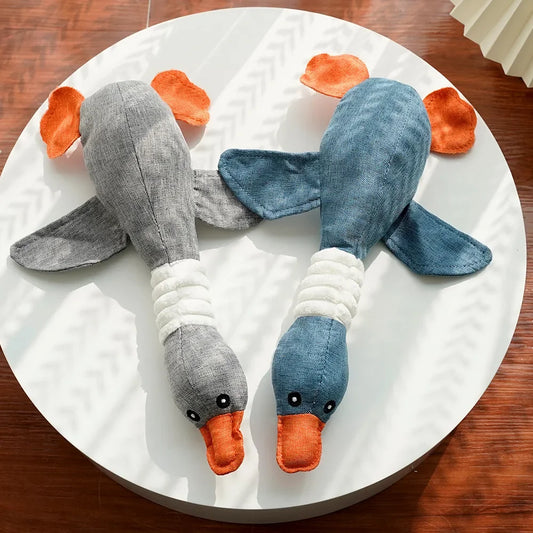 New Pet Toys Geese Sound Bite Resistant Teeth Grinding Teeth Cleaning Dog Cat Pet Supplies