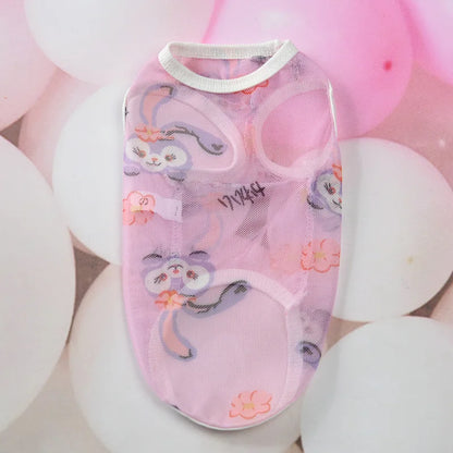 XS-6XL Dog Clothes Pet Thin Sunproof Outift Woolen Vest T-shirt for Small Medium Large Dogs Breathable Pet Clothing