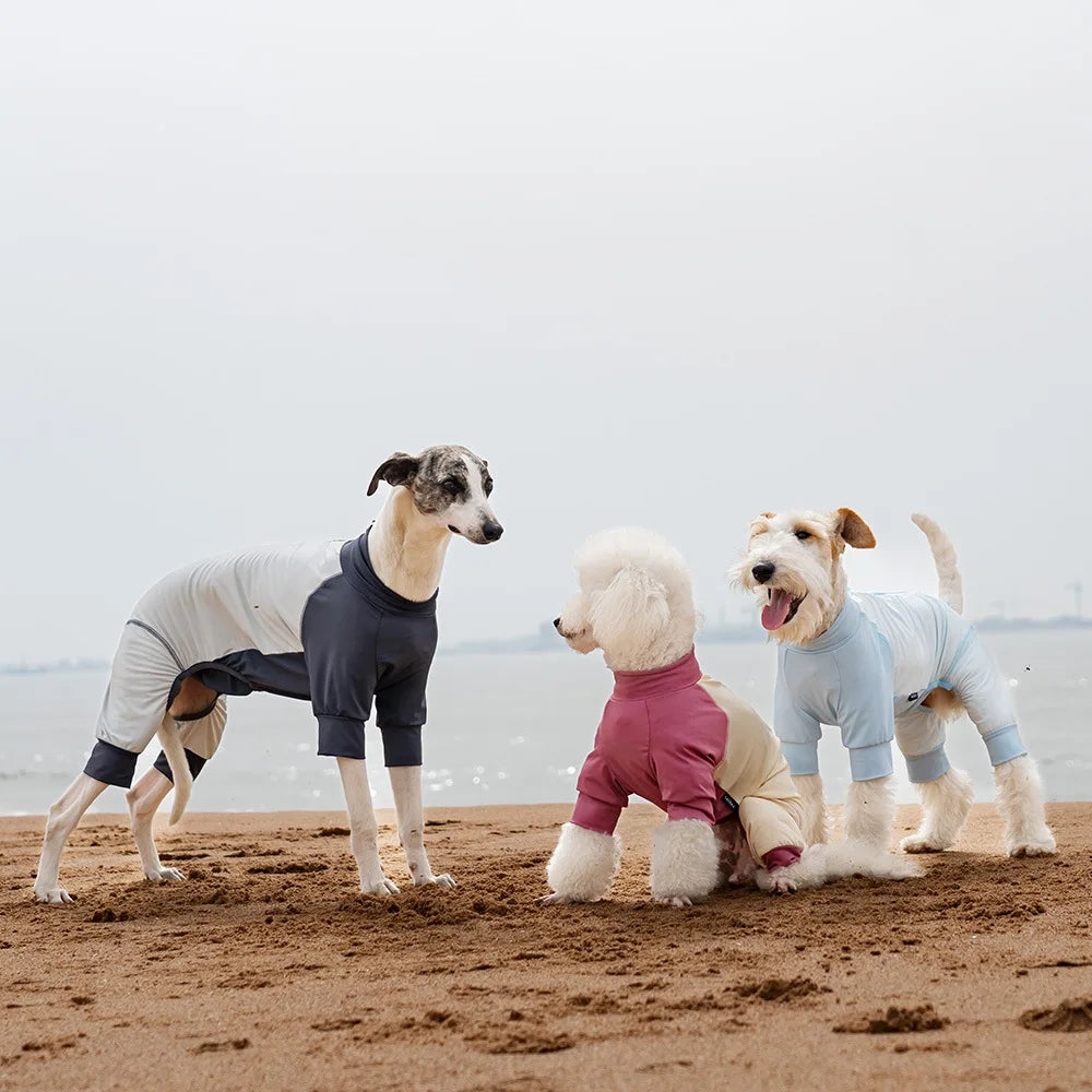 Summer Cooling Dog Vest Shirt UPF50+ Sun Protection Dog Jumpsuit Fast Drying Dirt-Proof Dog Clothing Soft Summer Outdoor Overall