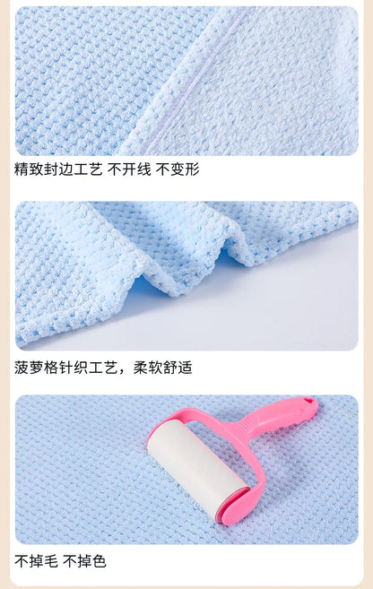 Pet Covers Air Conditioners Blankets Dog Bed Pads Dog Cat Blankets Thickened Coral Fleece Bath Towels