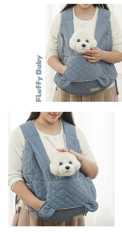 Winter Chest Pet Bag Extra Large Capacity Dog and Cat Bag Waterproof and Wind Resistant Portable Pet Bag