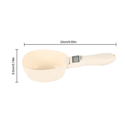 Pet Food Measuring Scoop Electronic Dog Cat Food Measuring Cup Digital Spoon Scale Kitchen Food Scale with LED Display