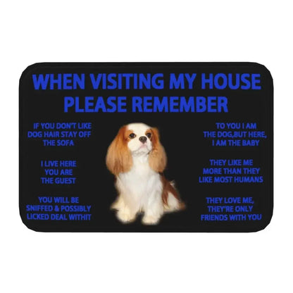 Beagle Dog Doormat Non-Slip Kitchen Bath Mat Living Room Door Floor Entrance Carpet Rug